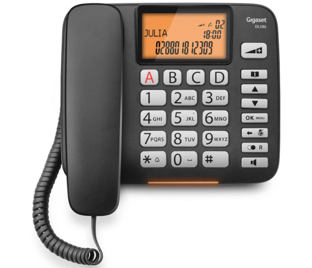 Gigaset DL580 Czarny - 1379229 - zdjęcie